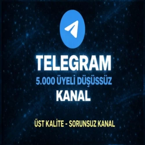 ⭐HIZLI TESLİM⚡TELEGRAM 5.000 ÜYELİ KANAL⚡